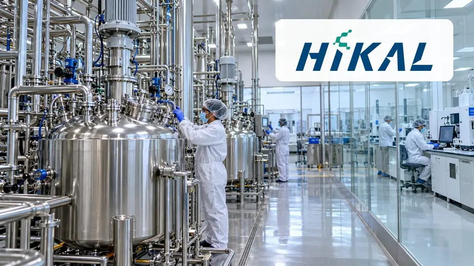 A pharmaceutical API production suite with stainless-steel reactors and quality-control laboratories.